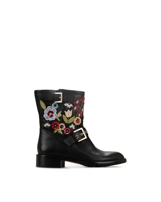 red valentino biker boots