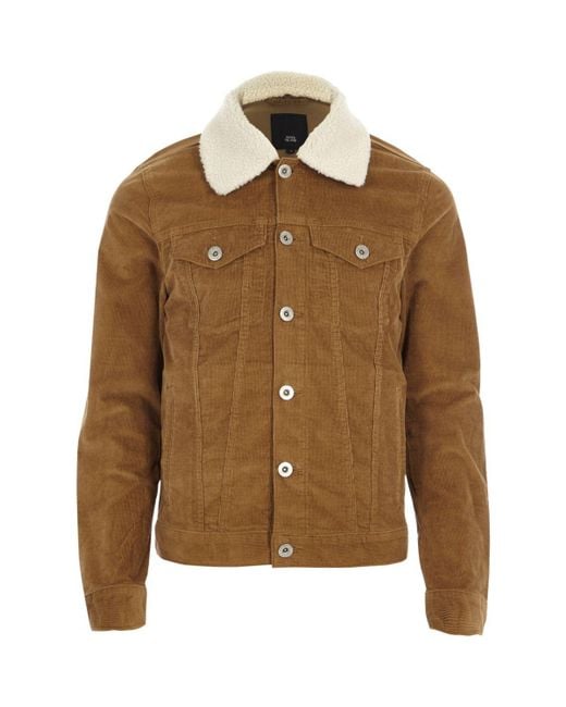 river island brown shirt