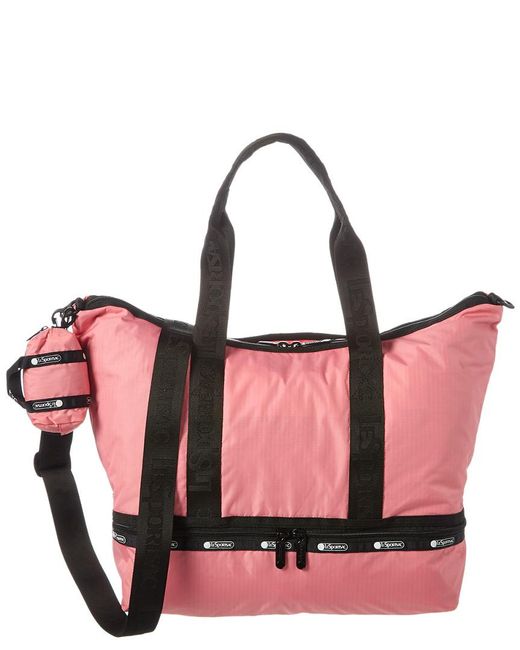 LeSportsac Dakota Medium Deluxe Weekender Bag in Pink - Lyst