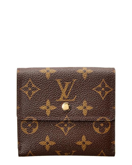 Louis Vuitton Monogram Canvas Fleuri Elise Wallet in Brown - Save 19% - Lyst