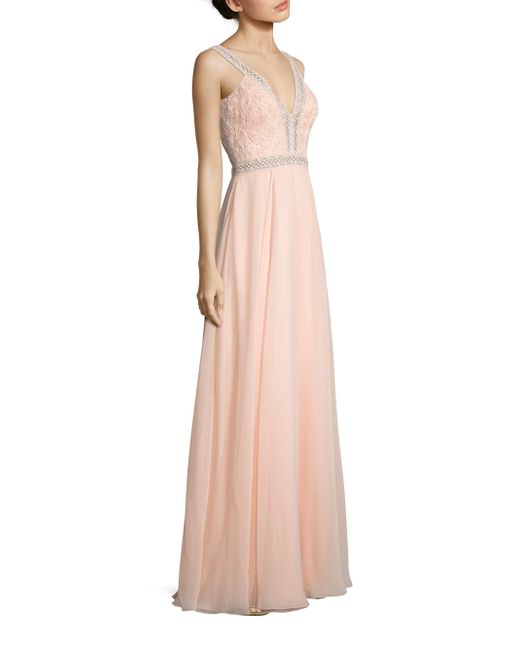 pink label gowns