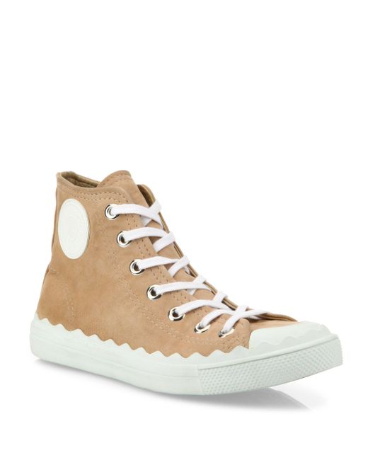 Lyst - ChloÃ© Kyle Suede High-top Sneakers