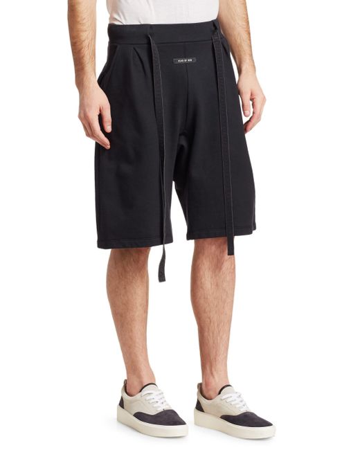 fear of god fleece shorts