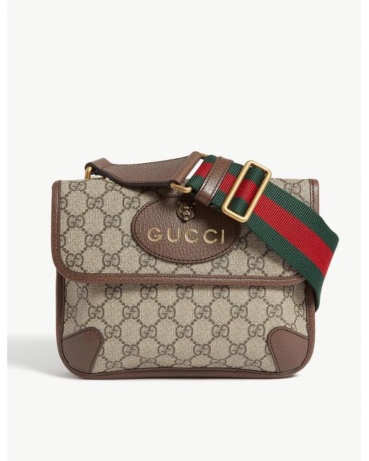 grey gucci man bag