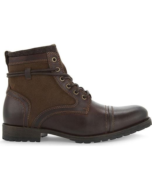 Aldo Acelalla Leather Ankle Boot in Brown for Men | Lyst