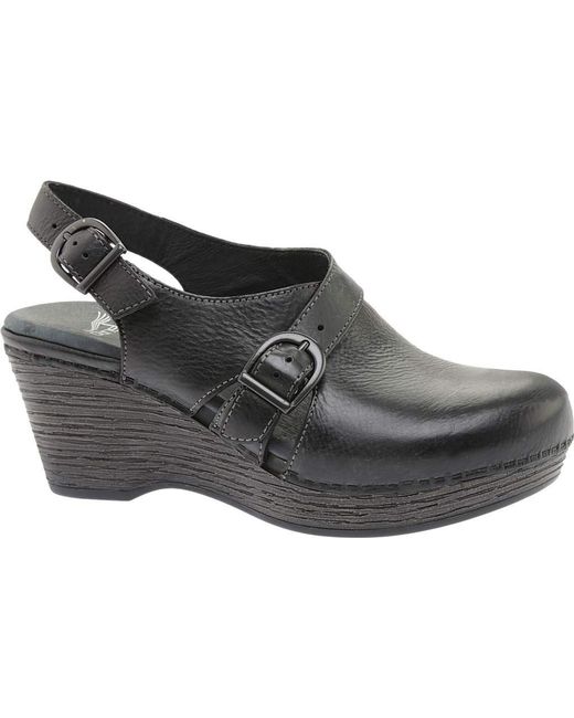 Lyst Dansko Vinnie Closed Toe Slingback in Black