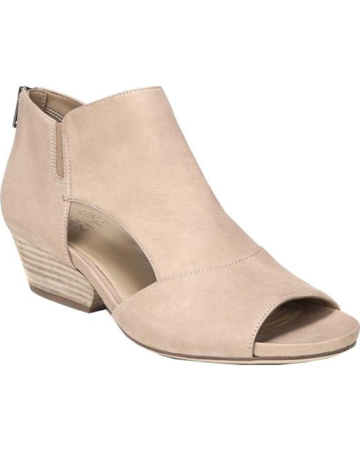 naturalizer peep toe flats