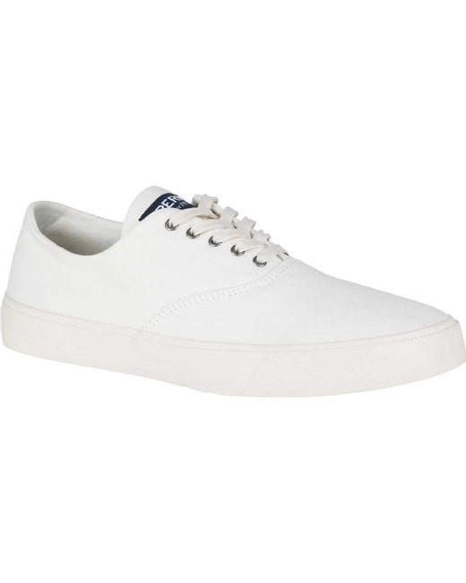 sperry white mens sneakers