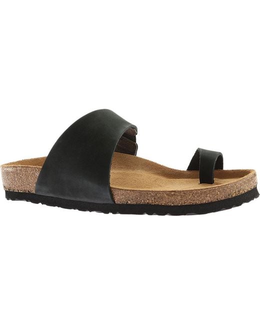 Lyst - Naot Santa Fe Toe Loop Sandal in Black Naot - Black Santa Fe Toe Loop Sandal - Lyst ...