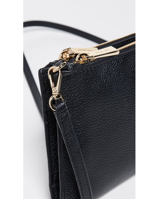 Lyst - MICHAEL Michael Kors Large Double Pouch Crossbody Bag in Black