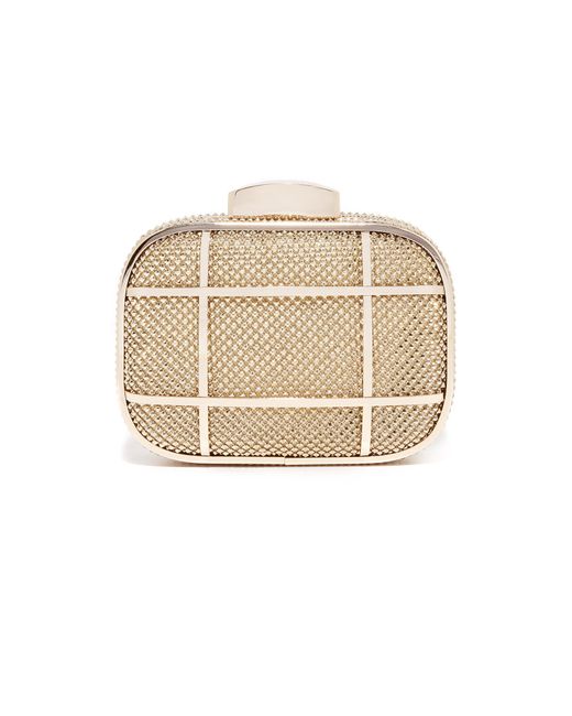 gold cage clutch