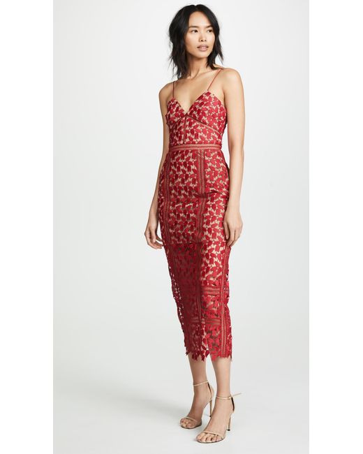 Dark Red Cocktail Dress