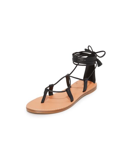 madewell black leather sandals