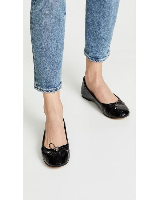 Lyst - Sam Edelman Felicia Ballet Flats in Black - Save 30.0%