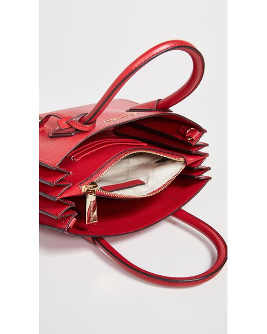 michael kors mercer red bag