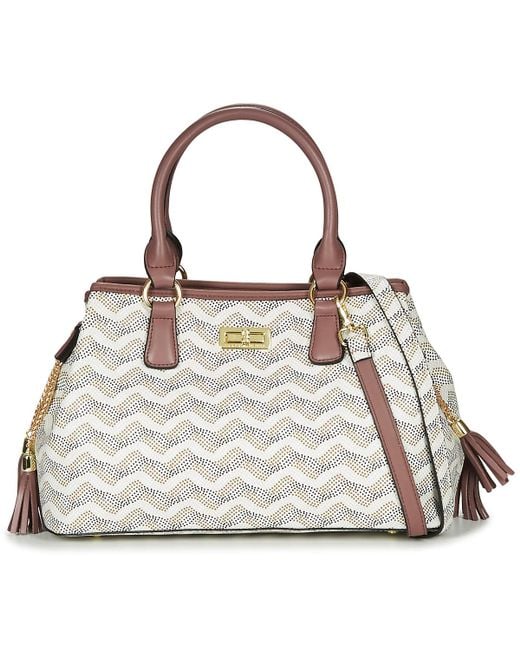 Ted Lapidus Delphe Women S Handbags In Beige Natural For Men Lyst Ted Lapidus Natural Delphe Women S Handbags In Beige For Men