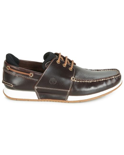 Timberland Leather Heger's Bay 3 Eye Boat Men's Boat Shoes Timberland Leather Heger's Bay 3 Eye Boat Men's Boat Shoes