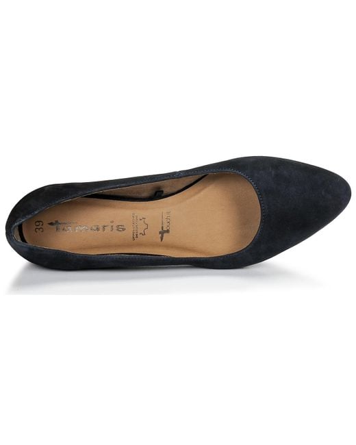 Tamaris Cecilia Women's Shoes (pumps Ballerinas) In Blue Gute Funktion Tamaris GREY Woms Ballerina Leder Damen Schuhe