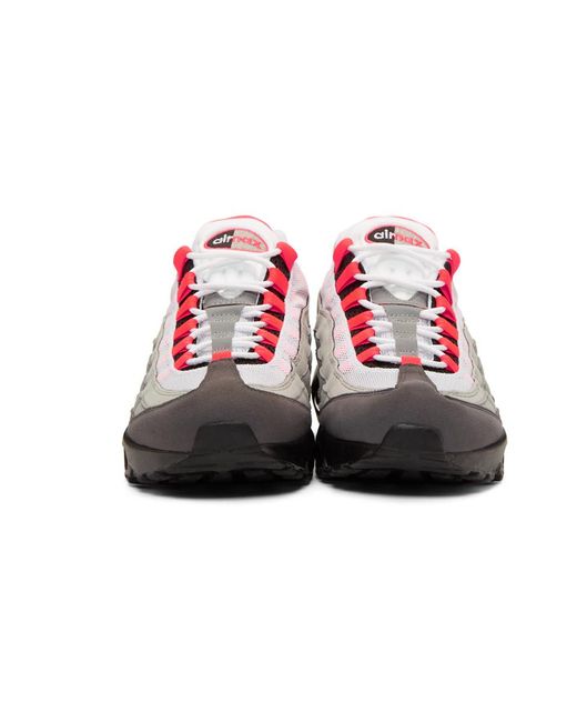 coupon for air max 95 white grey pink 90821 3d369 Durable Nike Wmns Air Max 95 Essential Grey Pink White Women's Running Shoes Sneakers DC005515