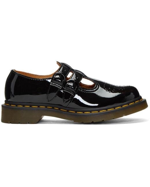 Dr. martens Black Patent 8065 Mary-jane Oxfords in Black | Lyst