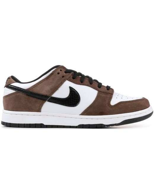 Nike Sb Dunk Low White Black Trail End Brown for Men - Lyst