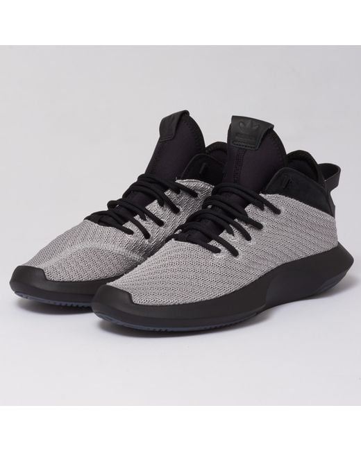 Men's Metallic Silver Crazy 1 Adv Primeknit Sneakers Men's Metallic Silver Crazy 1 Adv Primeknit Sneakers
