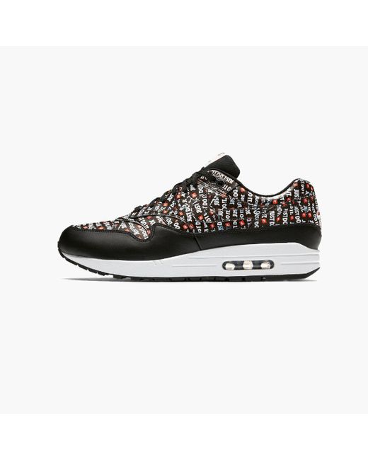 Women's Black Air Max 1 Premium Just Do It Women's Black Air Max 1 Premium Just Do It
