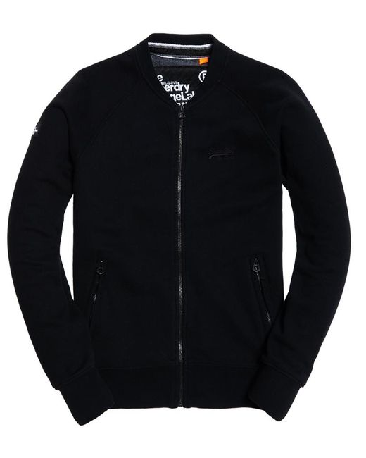 Superdry iOrangei Label Urban iBomberi iJacketi in iBlacki for Men 