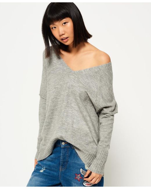 superdry v neck jumper