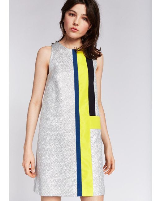 Silver Shift Dress
