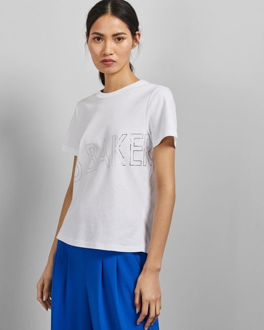 ted baker white shirt womens