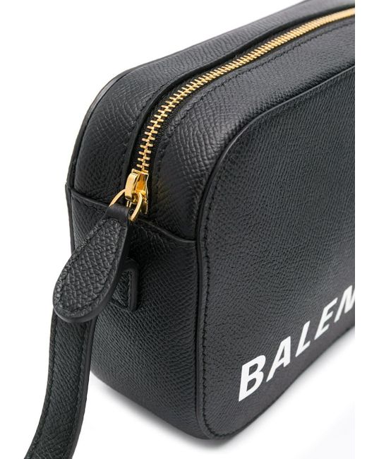 Balenciaga Everyday Xs Leather Crossbody Bag in Black - Lyst