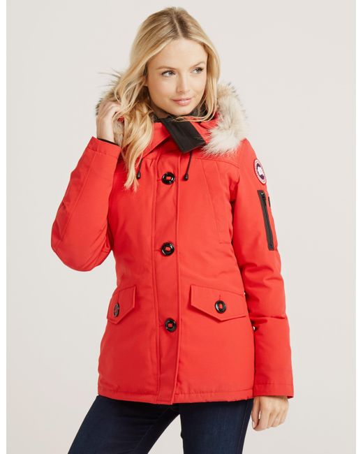 Canada goose Montebello Parka in Red - Save 12% | Lyst