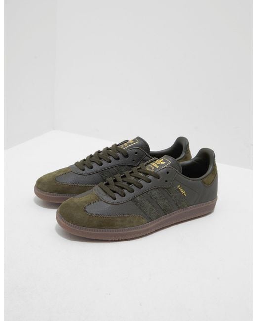 adidas spezial olive green