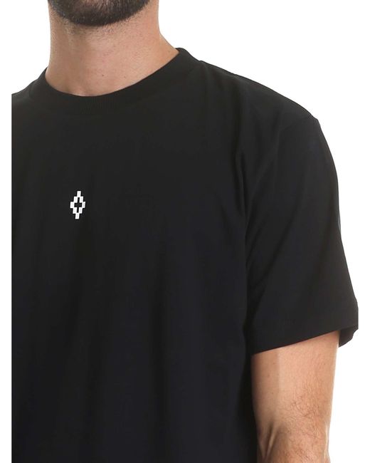 Marcelo Burlon Cotton Back Graphic Print T-shirt in Black for Men - Lyst