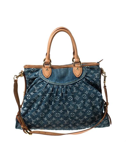 Louis Vuitton Blue Denim - Jeans Handbag - Save 41% - Lyst