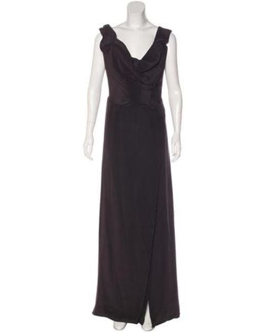 Lyst Vivienne Westwood Sleeveless Evening Dress Grey In Gray Vivienne Westwood Gray Sleeveless Evening Dress Grey Lyst