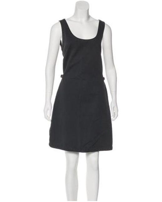 Sleeveless Knee Length Dress in Grey