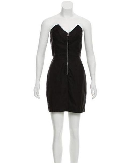 Women S Black Strapless Tail Dress Women S Black Strapless Tail Dress