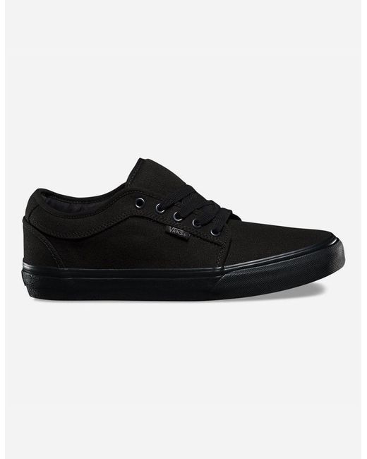 Vans Canvas Chukka Low Blackout Shoes for Men - Lyst