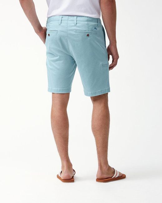 Tommy Bahama Cotton Boracay 10-inch Cargo Shorts in Blue for Men - Lyst