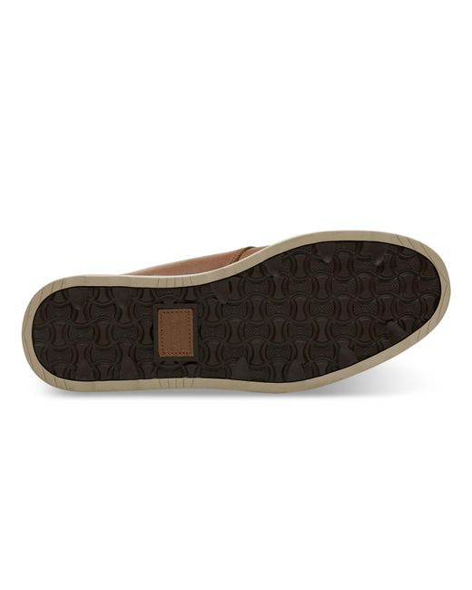toms waterproof brown pull up leather men's chukka boots