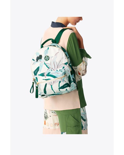 tory burch tilda printed backpack