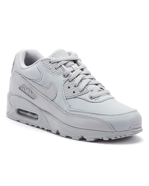 Air Max 90 Essential Mens Wolf Gray Sneakers Air Max 90 Essential Mens Wolf Gray Sneakers