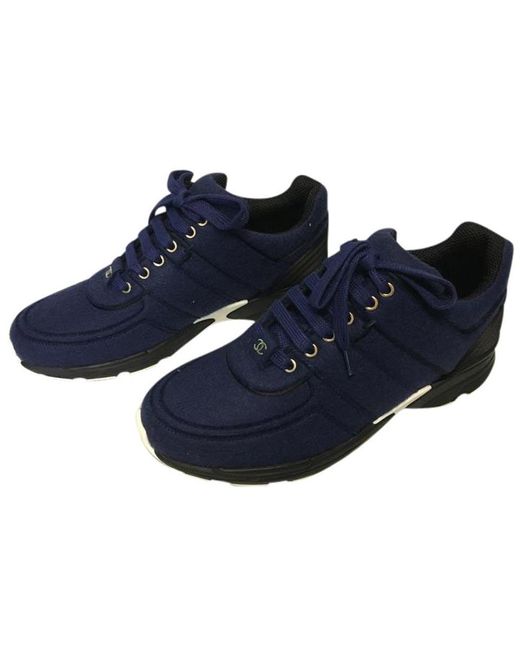 chanel slip on sneakers