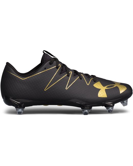 under armour rugby boots black