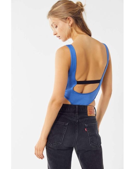 solid cut out buckle detail cami bodysuit