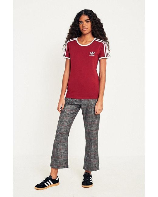 adidas originals burgundy t shirt adidas originals burgundy t shirt