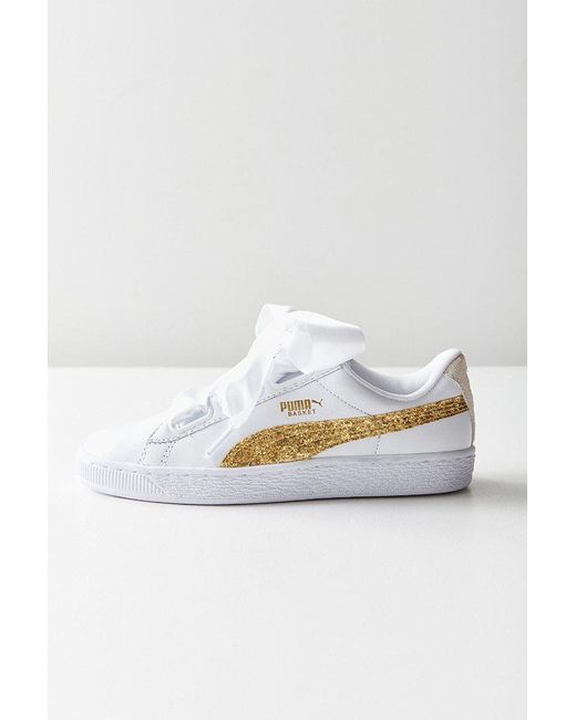 puma basket heart glitter puma basket heart glitter