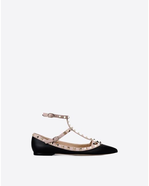 valentino blue flats